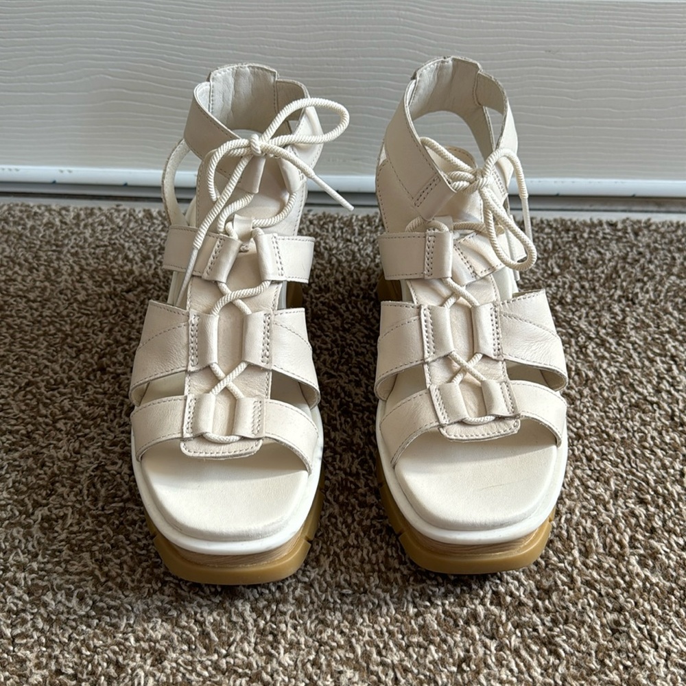 Sorel Tan Strappy Sandals originally $145